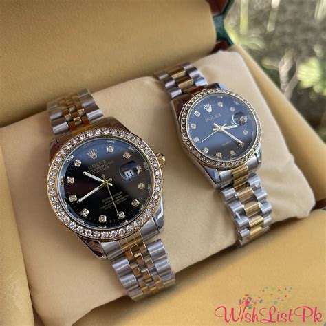 couple rolex watch price|Rolex couple watch set.